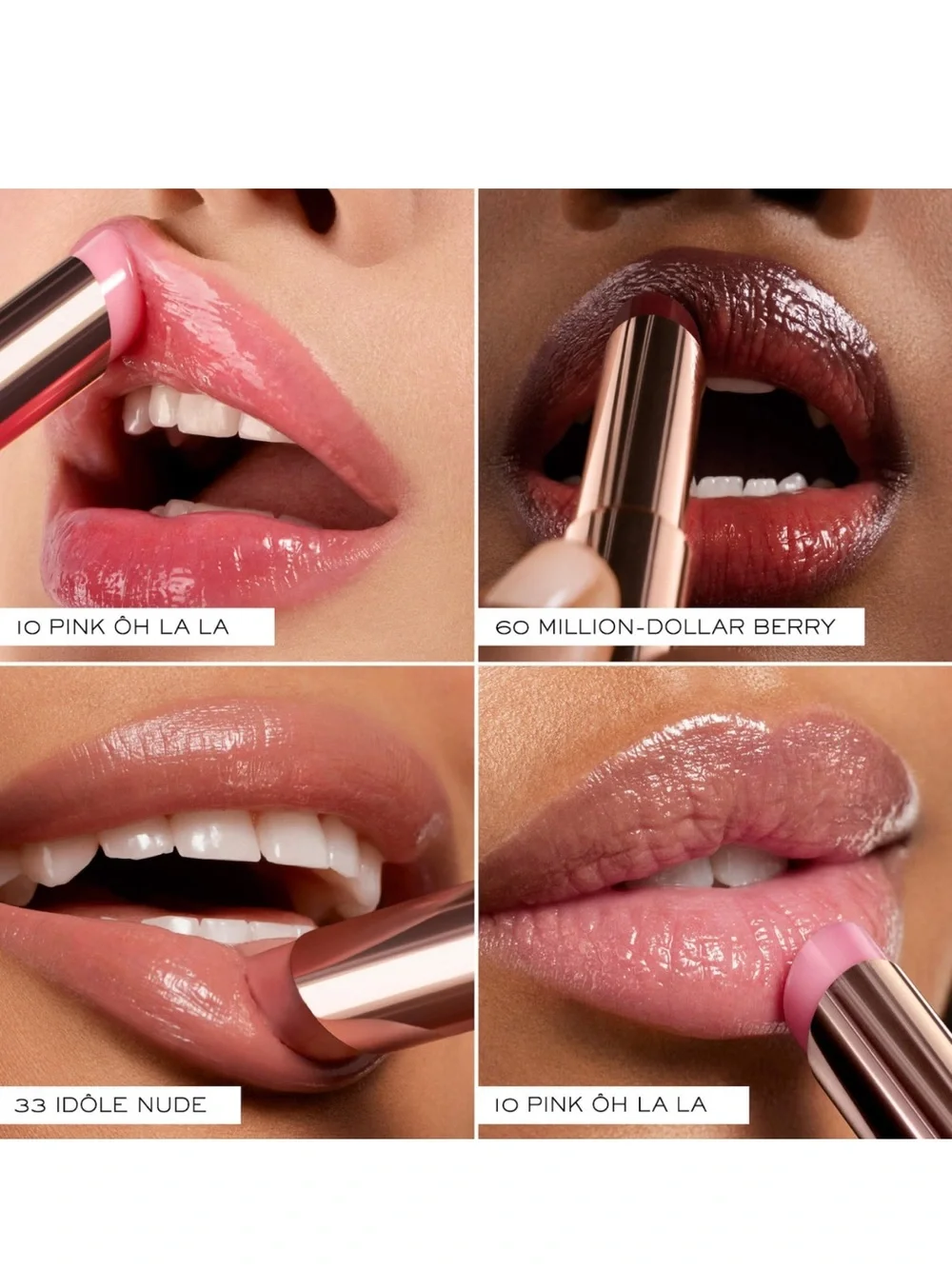 Lancôme Idôle Butterglow Lip Balm - Million-Dollar Berry (pink, gold)